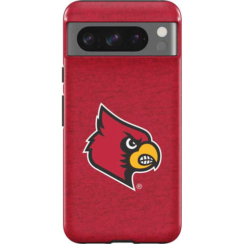 University of Louisville Red Background Google Pixel 8 Pro Impact Case